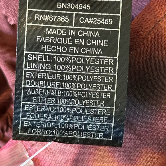 NEW Steve Madden Top M Hollis Pink Multicolor Muted Peplum Bishop Sleeves Button - Picture 4 of 11